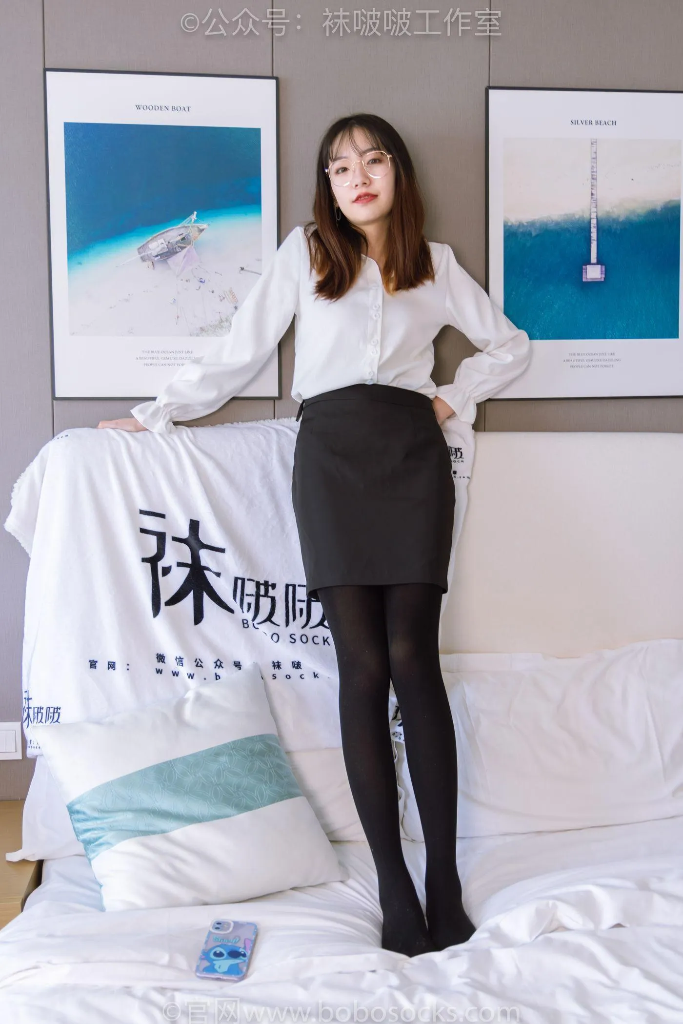 [BoBoSocks袜啵啵]NO.090 小甜豆-高跟鞋、厚黑丝 [140P]插图3
